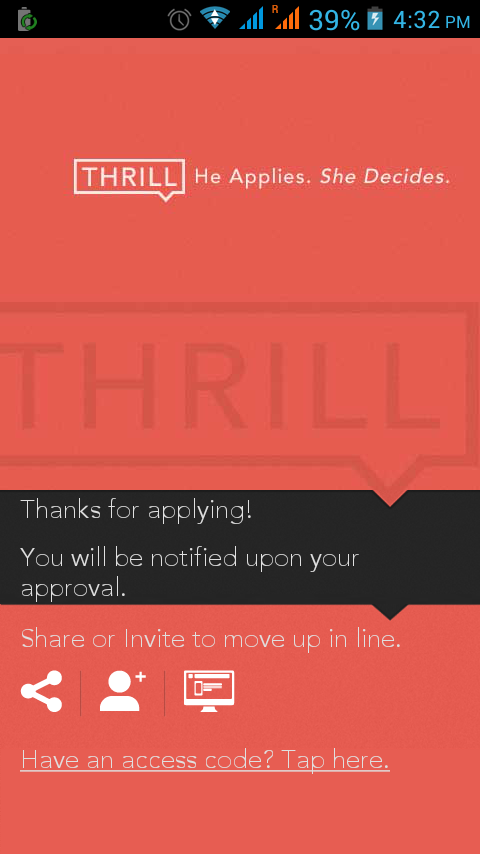 Thrill giveaway