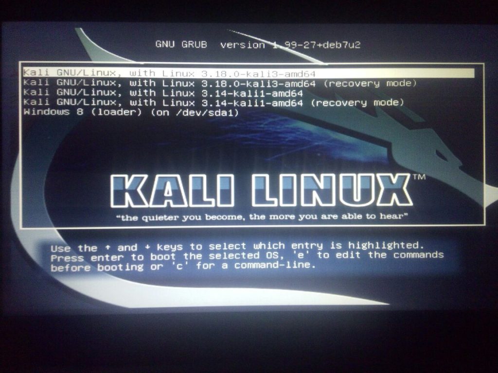 how to install kali linux