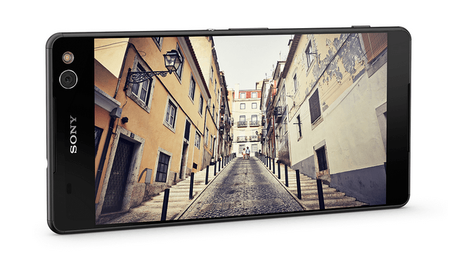 Sony Xperia C5 ultra screen