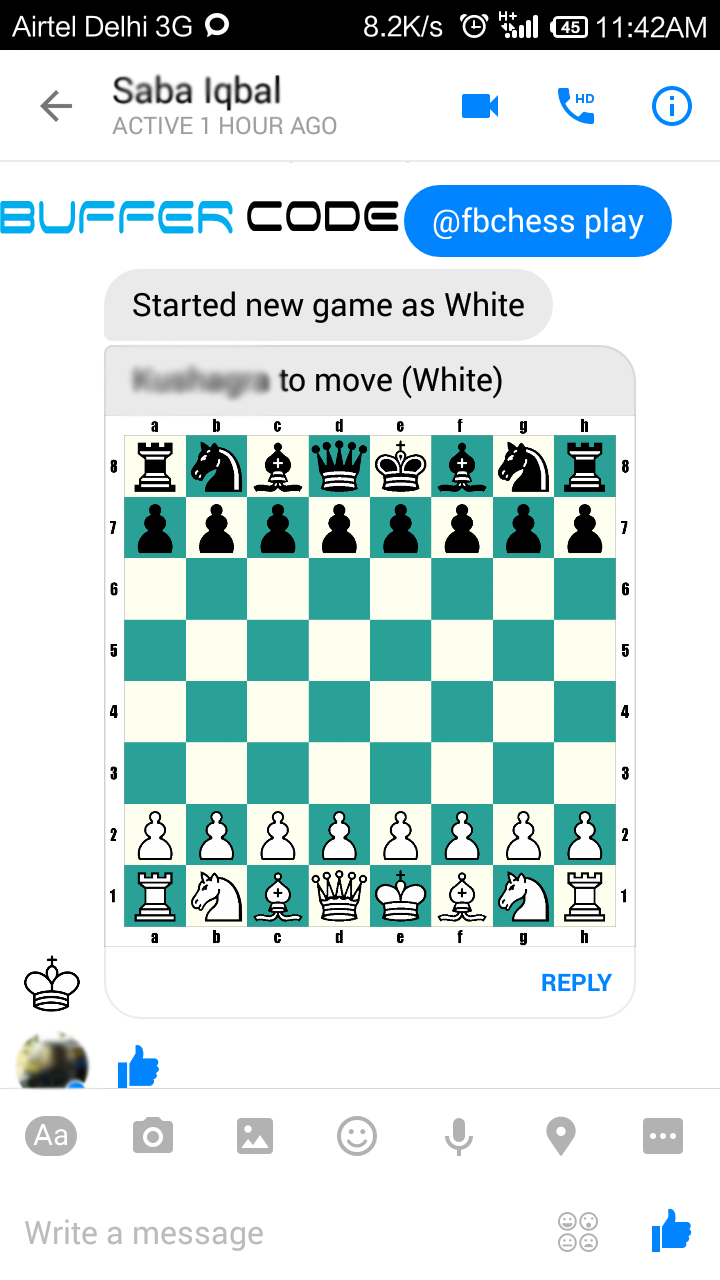 How To Play Hidden Chess Game Inside Facebook Messenger
