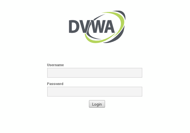 DVWA Login Page : crack web form passwords