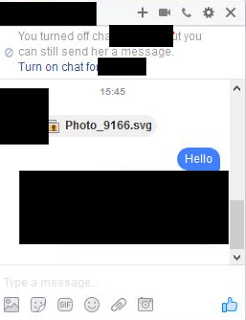 Attackers are using facebook messenger to spread Locky Ransomware