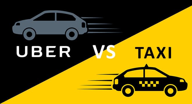 uber vs cabs: raid-hailing services